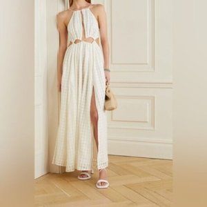 Cult Gaia Thera Cut out Linen Dress